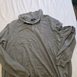 Green Long Sleeve Polo Shirt